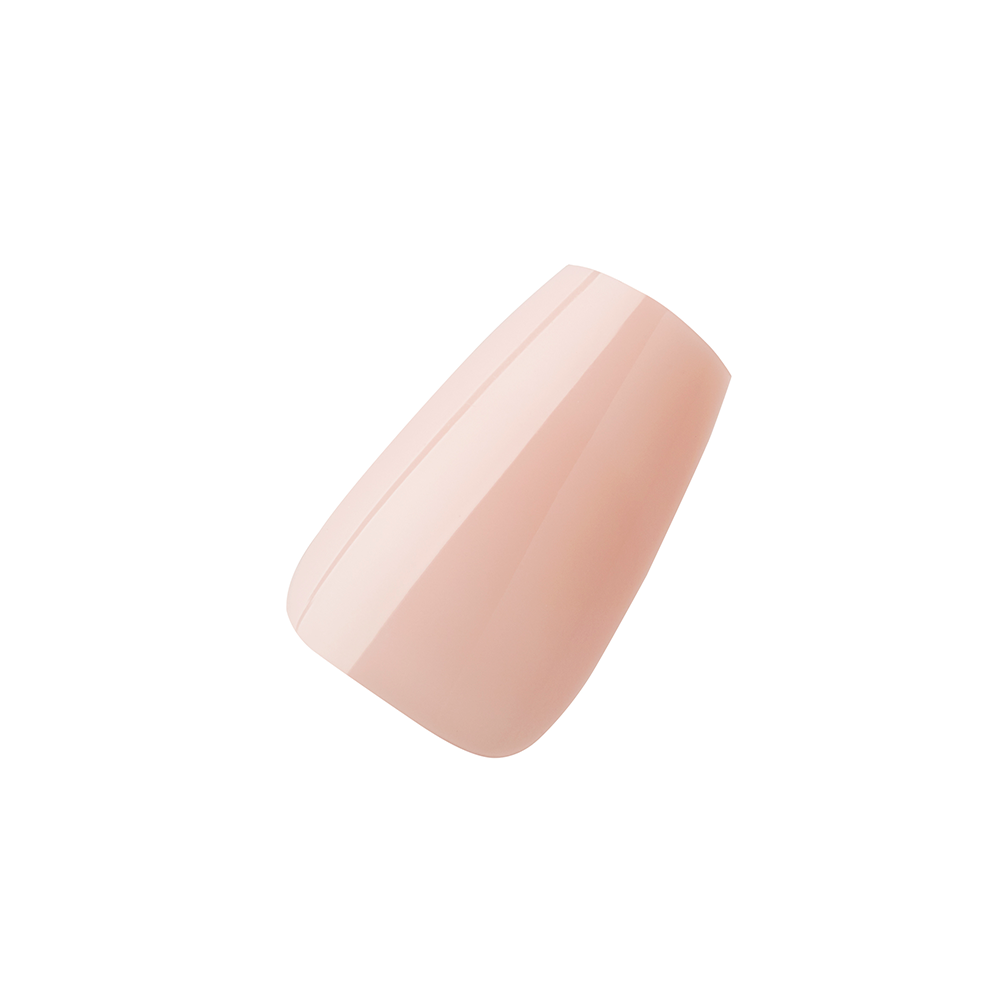 Gel X-Tend Soft Gel Tips - Medium Coffin Blush